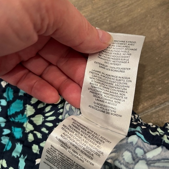 COLUMBIA Cool Coastal Shortie Shorts Womens S Omni Shade 50+ Blue Geometric NWT - Picture 4 of 8